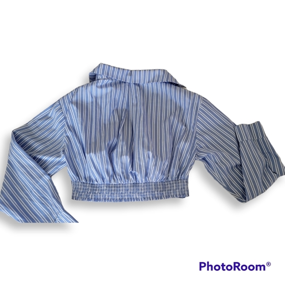 Pinstripe  crop top - Picture 6 of 7